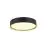 SLV Decona Ściana i Lampa sufitowa Aluminium Czarny Okrągła 18W 1560lm - 930 Ciepła Biel | IP44 - Najlepsze Renderowanie Kolorów - Ściemnianie 